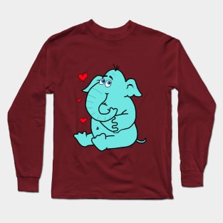 cute elephant Long Sleeve T-Shirt